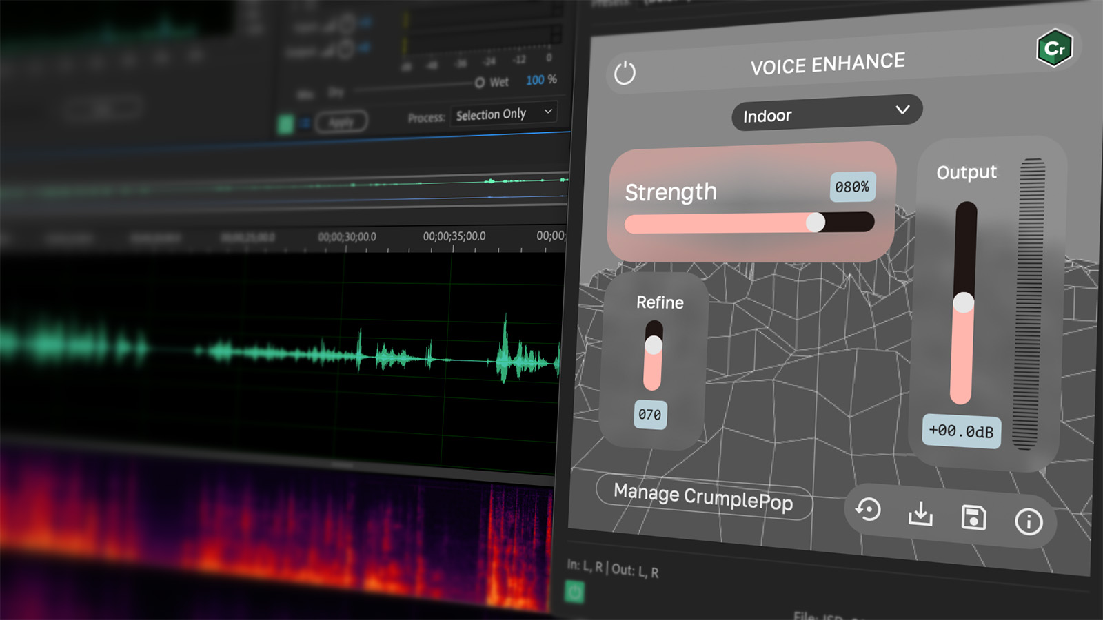 Boris FX CrumplePop: Voice Enhance AI Plugin