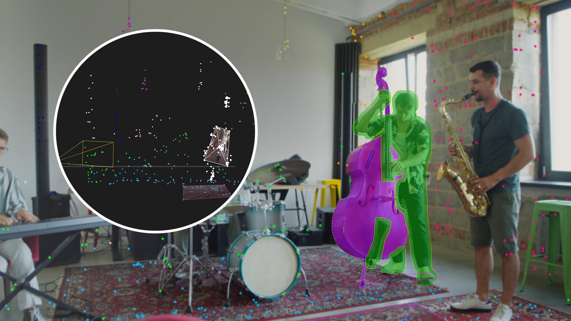 Boris FX Mocha Pro 2025: New camera solving for moving objects in 3D space