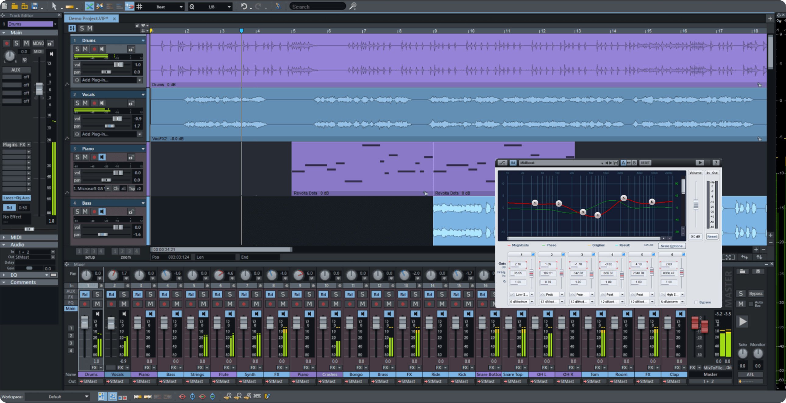 Music Studio UI